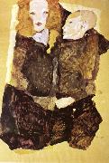 Egon Schiele The Brother painting